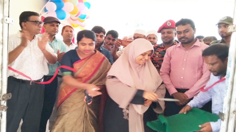 পাঁচবিবি উপজেলা প্রশাসন ভবন উদ্বোধন।
