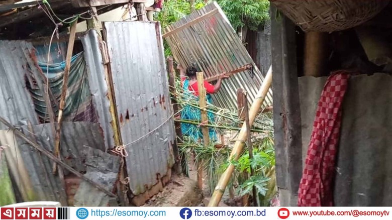 সিলেটের ঝিংগাবাড়ীতে বসতঘর ও বাথরুম ভাংচুর, তিন বোনের বিরুদ্ধ
