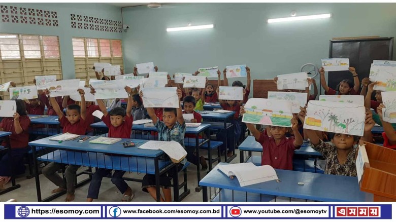 প্রাথমিক বিদ্যালয়েও চলছে জুলাই পুনর্জাগরণ।