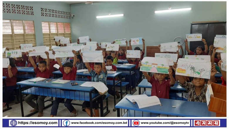 নীলফামারীর প্রাথমিক বিদ্যালয়েও চলছে জুলাই পুনর্জাগরণ।...