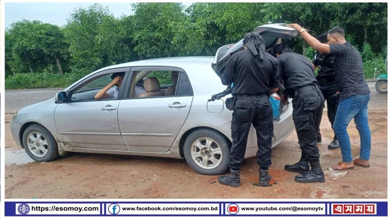 শ্রীমঙ্গলে ৪.৮ কেজি গাঁজাসহ গ্রেফতার ২।