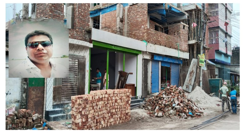 সৈয়দপুরে রেলওয়ের জমিতে বহুতল ভবন নির্মাণের হিড়িক।