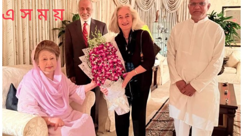 খালেদা জিয়ার সঙ্গে ফ্রান্সের রাষ্ট্রদূতের বিদায়ী সাক্ষাৎ