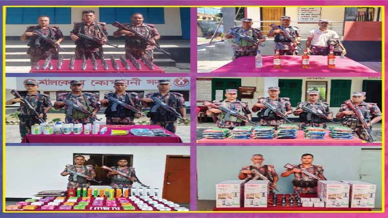 যশোর সীমান্তে বিজিবি'র অভিযান, দু'দিনে বিপুল পরিমাণ ভারতীয় 