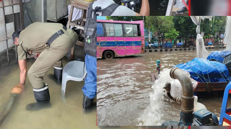 রাতভর বৃষ্টি: রাজধানীর অধিকাংশ সড়কে জলাবদ্ধতা, পদে পদে ভোগান্তি...