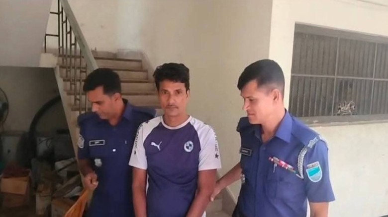 শিশু ধর্ষণের দায়ে গাজীপুরের শ্রীপুরে বলরাম দাস গ্রেপ্তার।