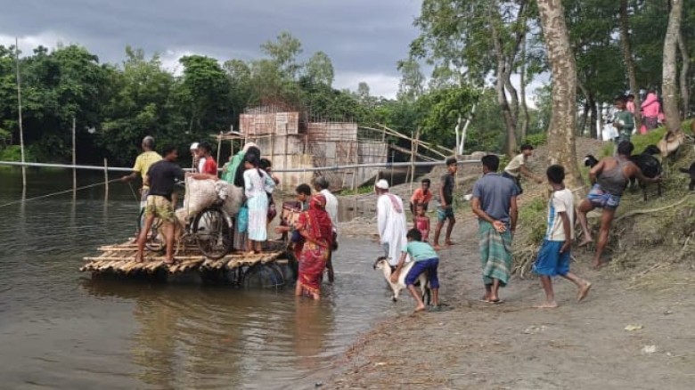 নির্মাণ কাজের মেয়াদ শেষ হলেও সেতু নির্মাণ হয় না কুড়িগ্রামে...