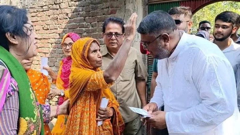 নানার বাড়ি থেকে আনুষ্ঠানিক ভাবে প্রচারণা শুরু জয়পুরহাট-১আসনে