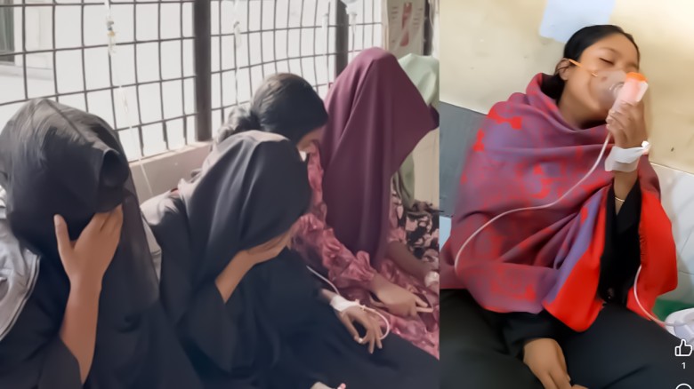 কারখানায় অক্সিজেন সংকটে অর্ধশত নারী শ্রমিক অসুস্থ।